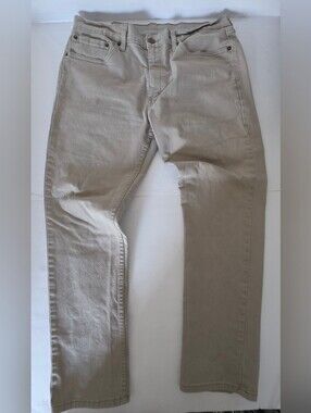 Levi's Slim Straight Jeans in Light Khaki
